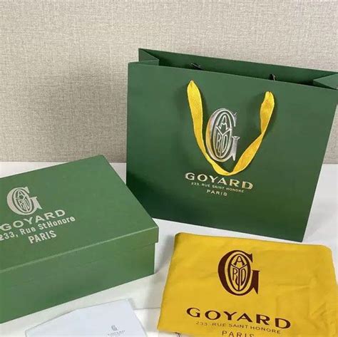 goyard packaging|goyard purse.